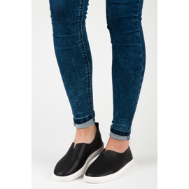 Fekete slip-on tornacipő 1