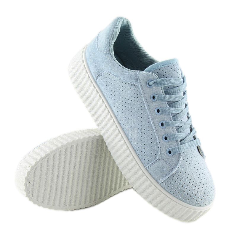 AX02 Blue creepers kék tornacipő 2