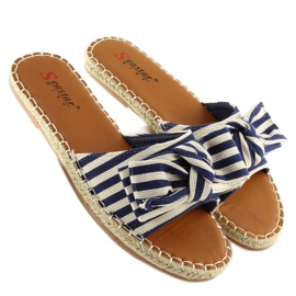 LL-133P D.BLUE sötétkék espadrilles papucs 1 LL-133P D.BLUE sötétkék espadrilles papucs 1