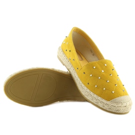 Sárga espadrillák szegecsekkel sárga 5481 Sárga 1