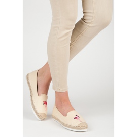 Bestelle Espadrillák egy flamingóval barna 2