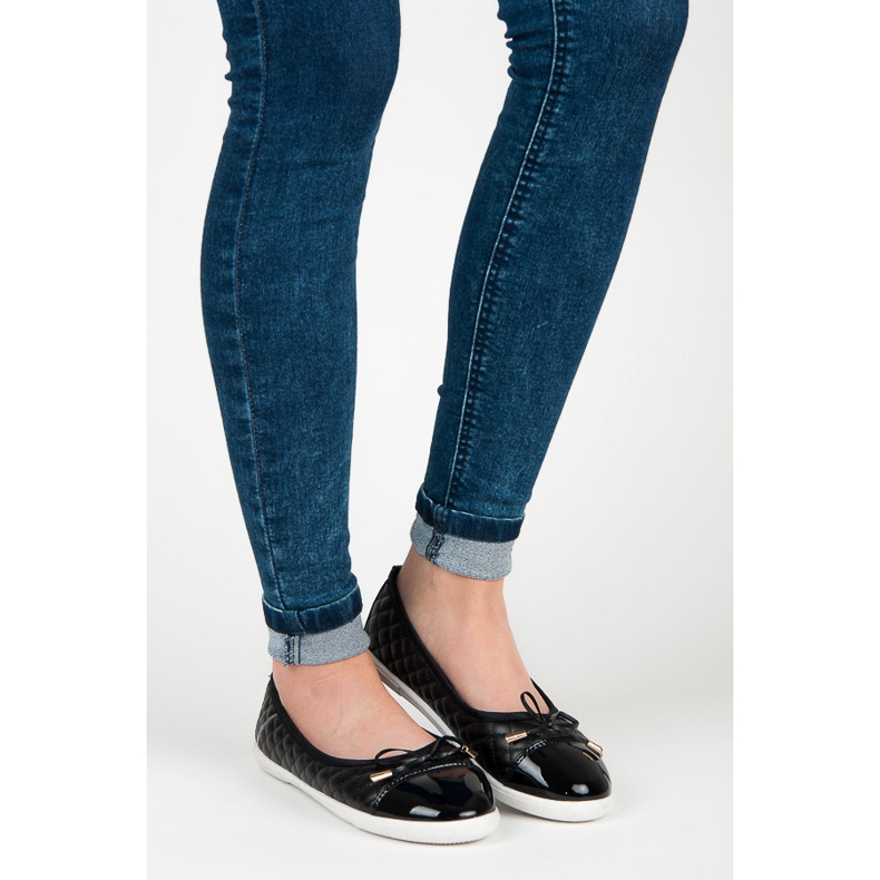 Steppelt balerinák fekete 1 Steppelt balerinák fekete 1