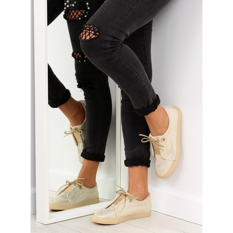 Arany színű női tornacipő MB102 Gold aranysárga 1