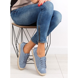 Kék espadrilles BB02P L.BLUE tornacipő 1