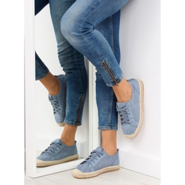 Kék espadrilles BB02P L.BLUE tornacipő 2 Kék espadrilles BB02P L.BLUE tornacipő 2
