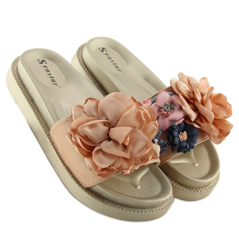 Flower power arany flip-flop AK04P arany aranysárga 1