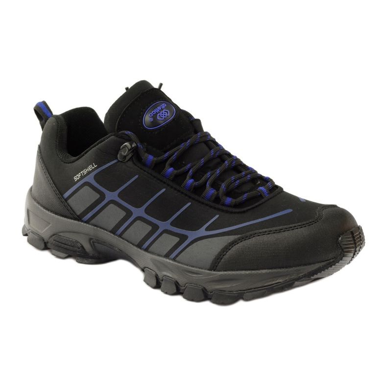 Atletico trekking sport softshell fekete kék szürke 1