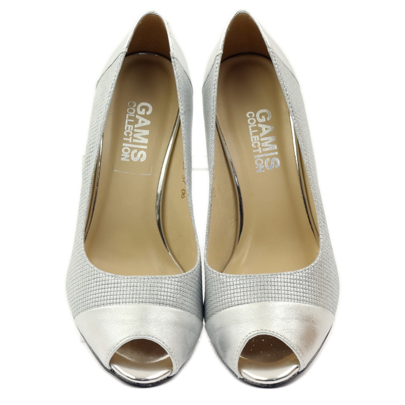 Női pumpák Gamis 1525 ezüst szürke 4