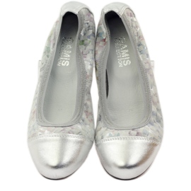 Női balerina rugalmas Gamis 1402 szürke sokszínű 5