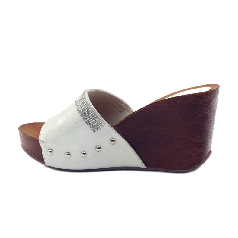 M.Daszyński Daszyński ék papucs köbös cirkónium -dioxiddal szürke 2