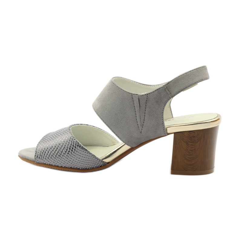 M.Daszyński Bőr szandál Daszyński szürke 2 M.Daszyński Bőr szandál Daszyński szürke 2