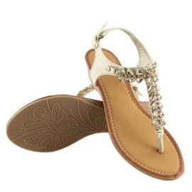 Flip-flop arany 9-59 arany aranysárga 1