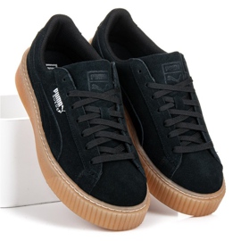 Puma Suede Platform Jewel Jr fekete 1