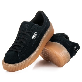 Puma Suede Platform Jewel Jr fekete 2
