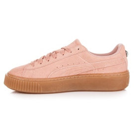Puma velúr platform ékszer jr rózsaszín 1