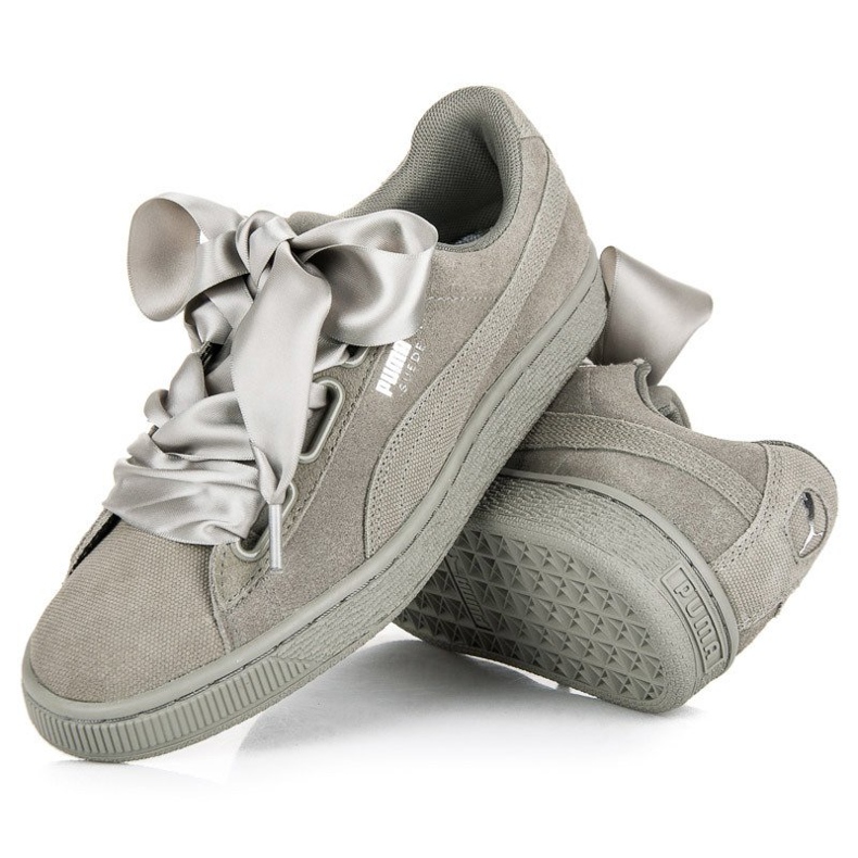 Puma Suede Heart Pebble WN`S szürke 2