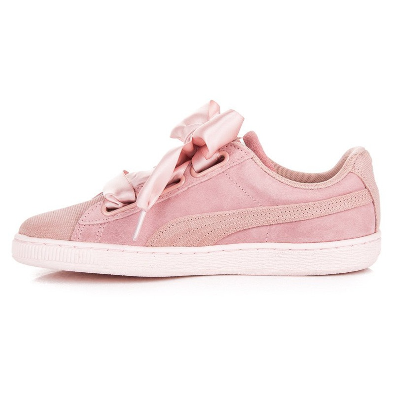 Puma Suede Heart Pebble WN`S rózsaszín 1