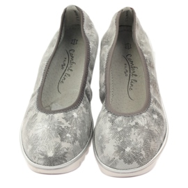 Bőrcipő női naplopóhoz Filippo 046 szürke 4