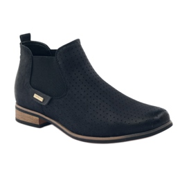 Fekete Slip-on Filippo Jodhpur csizma 1