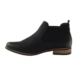 Fekete Slip-on Filippo Jodhpur csizma 2