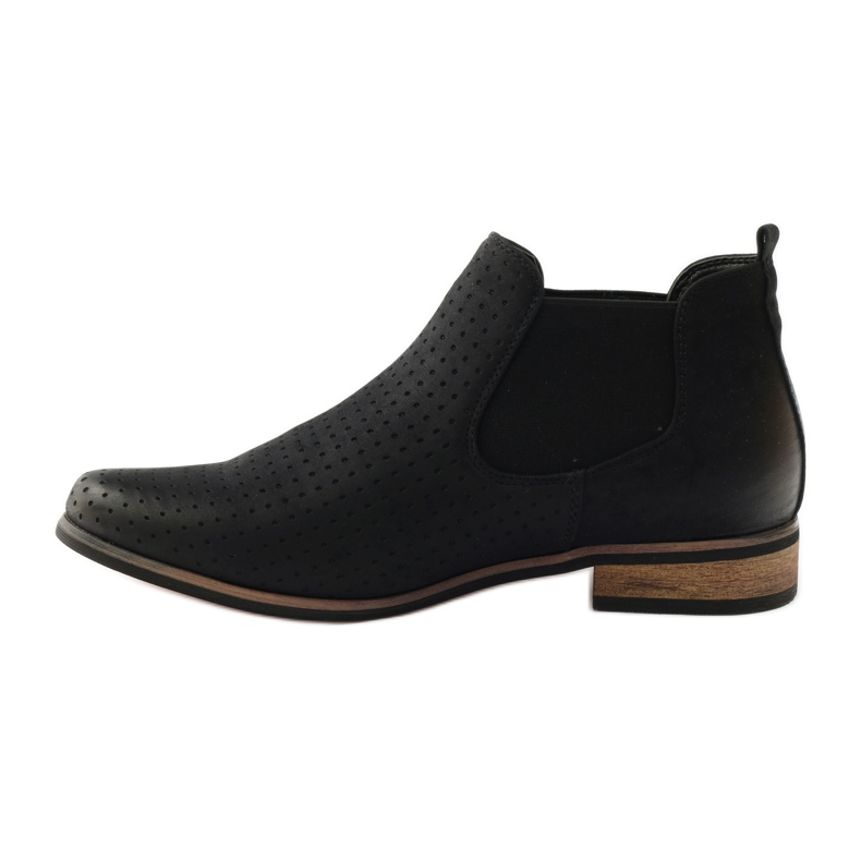 Fekete Slip-on Filippo Jodhpur csizma 2