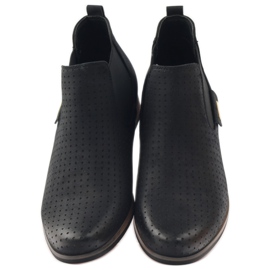 Fekete Slip-on Filippo Jodhpur csizma 4