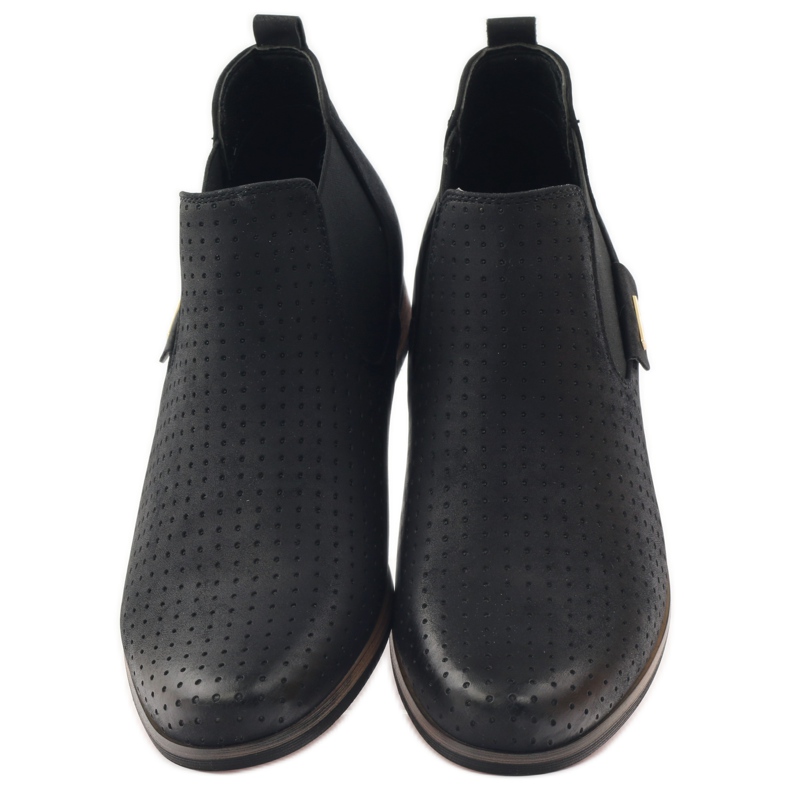Fekete Slip-on Filippo Jodhpur csizma 4