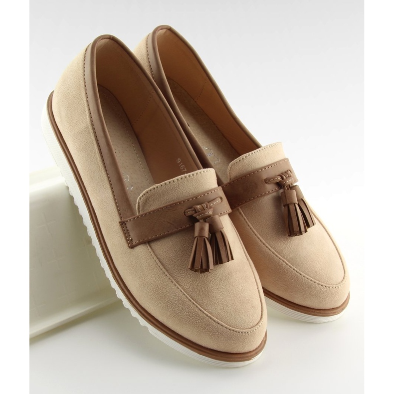 Női bézs naplopók 9167 Beige 1