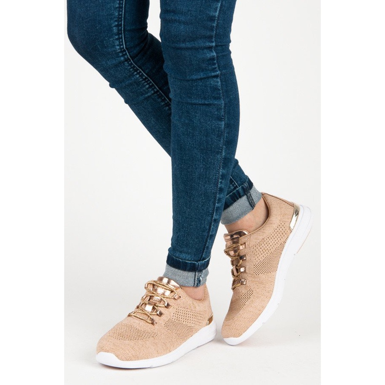 American Club Amerikai tornacipő barna sárga 2