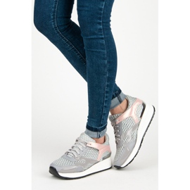 Kylie Szürke hálós tornacipő 2