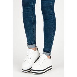 Seastar Fűzős tornacipő a platformon fehér 1 Seastar Fűzős tornacipő a platformon fehér 1