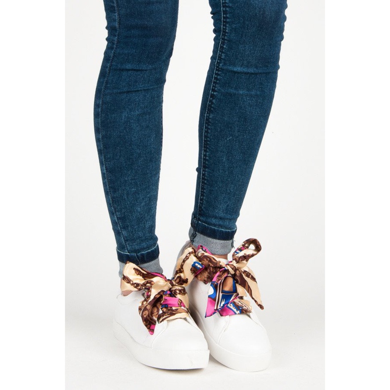 Vices Szalagsatuval átkötött tornacipő fehér 1 Vices Szalagsatuval átkötött tornacipő fehér 1