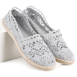 Seastar Szürke csipke espadrillák 1