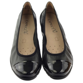 Caprice Kényelmes női balerinák 9-22152-28 fekete az Onair-nal 4