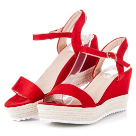 Seastar Wedge espadrilles szandál piros 1