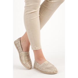 Bordás espadrillák sárga 2