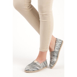 Bordás espadrillák fekete 1 Bordás espadrillák fekete 1