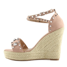 Espadrillák ékeken rózsaszín 100-862SC rózsaszín 2 Espadrillák ékeken rózsaszín 100-862SC rózsaszín 2