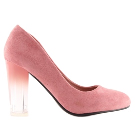Pumps magassarkú ombre pink 889-6 Pink rózsaszín 1