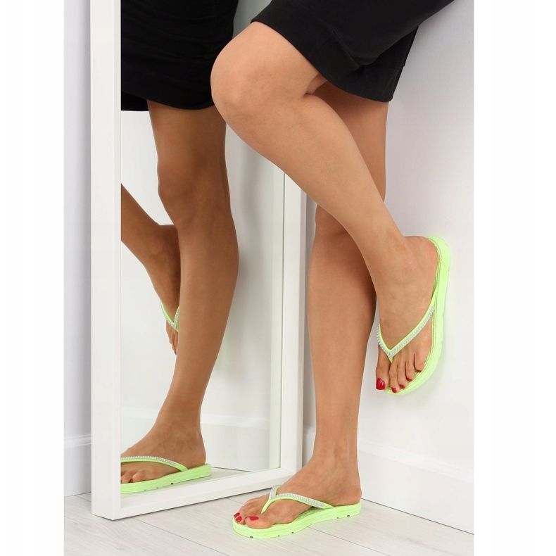 BM Zöld CK40P LT.GREEN gumi papucs 1