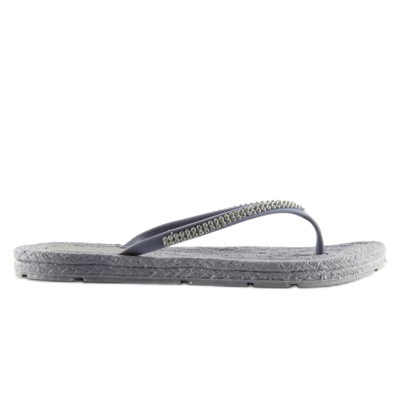 Szürke CK40P Szürke gumi flip-flop 2
