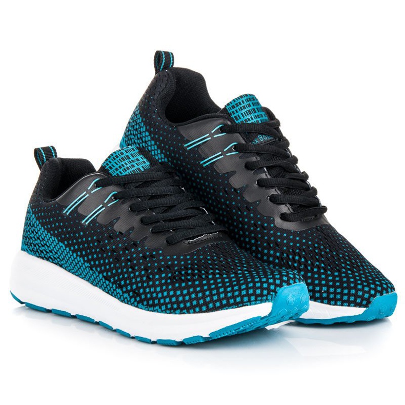 Ax Boxing Kényelmes sportcipő fekete kék 1