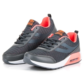 Ax Boxing Divatos sportcipő szürke rózsaszín 2