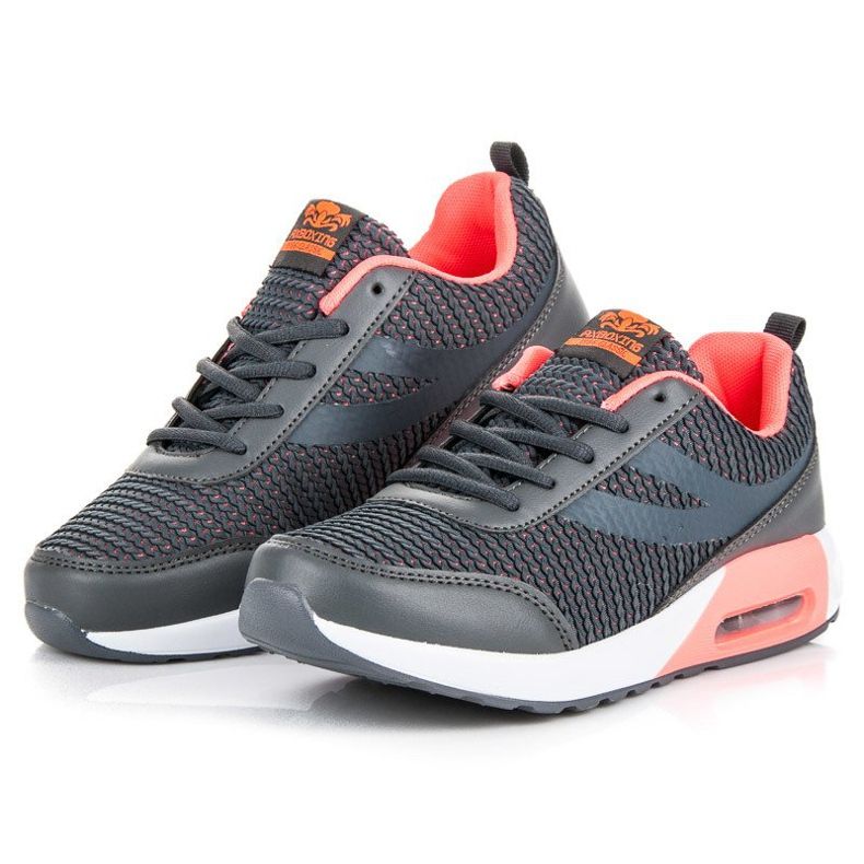 Ax Boxing Divatos sportcipő szürke rózsaszín 2