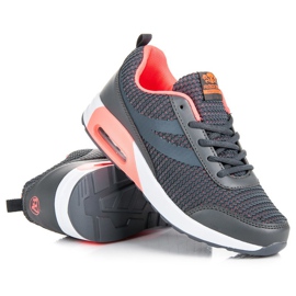 Ax Boxing Divatos sportcipő szürke rózsaszín 1