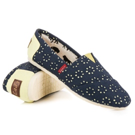 L. Day Csúsztatható Espadrilles kék 2