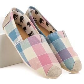 L. Day Kényelmes kockás espadrillák sokszínű 1