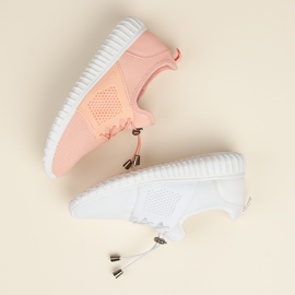 Lazac tornacipő szárral rózsaszín 2 Lazac tornacipő szárral rózsaszín 2