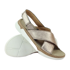 Filippo Kényelmes arany tépőzáras szandál aranysárga 3 Filippo Kényelmes arany tépőzáras szandál aranysárga 3