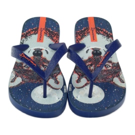 Ipanema gyermekek flip -flops farkas sötétkékkel 4